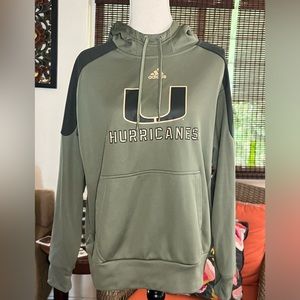 NWOT University of Miami Men’s L hoodie